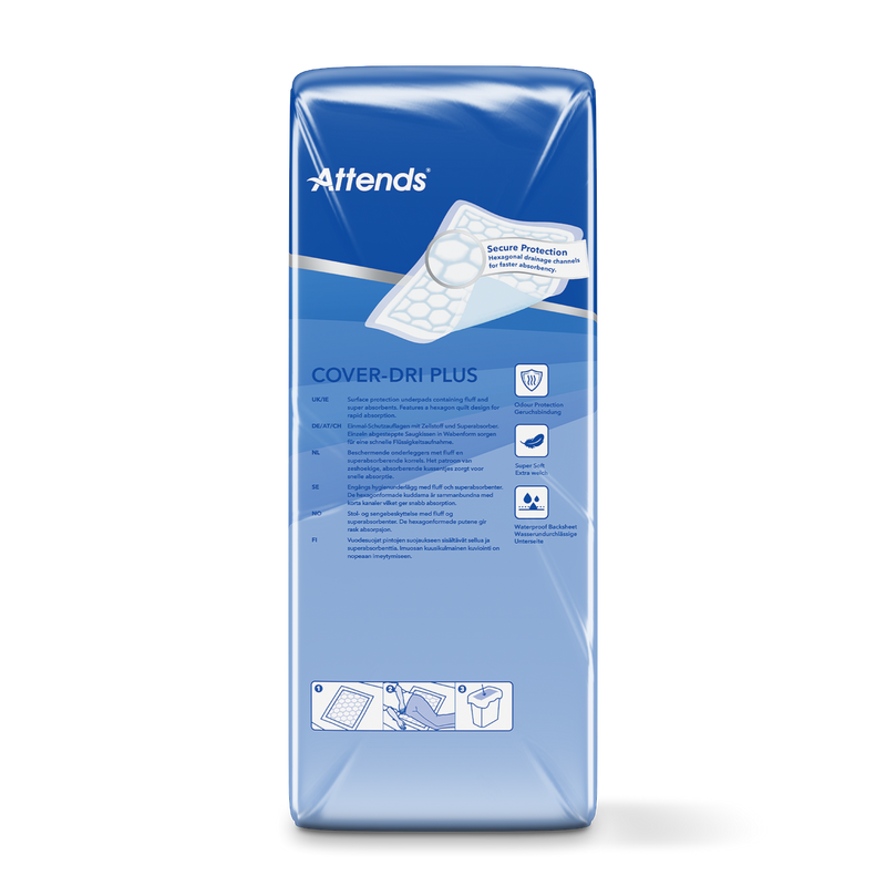 Attends Cover-Dri Plus Bed Pads (60x90cm)