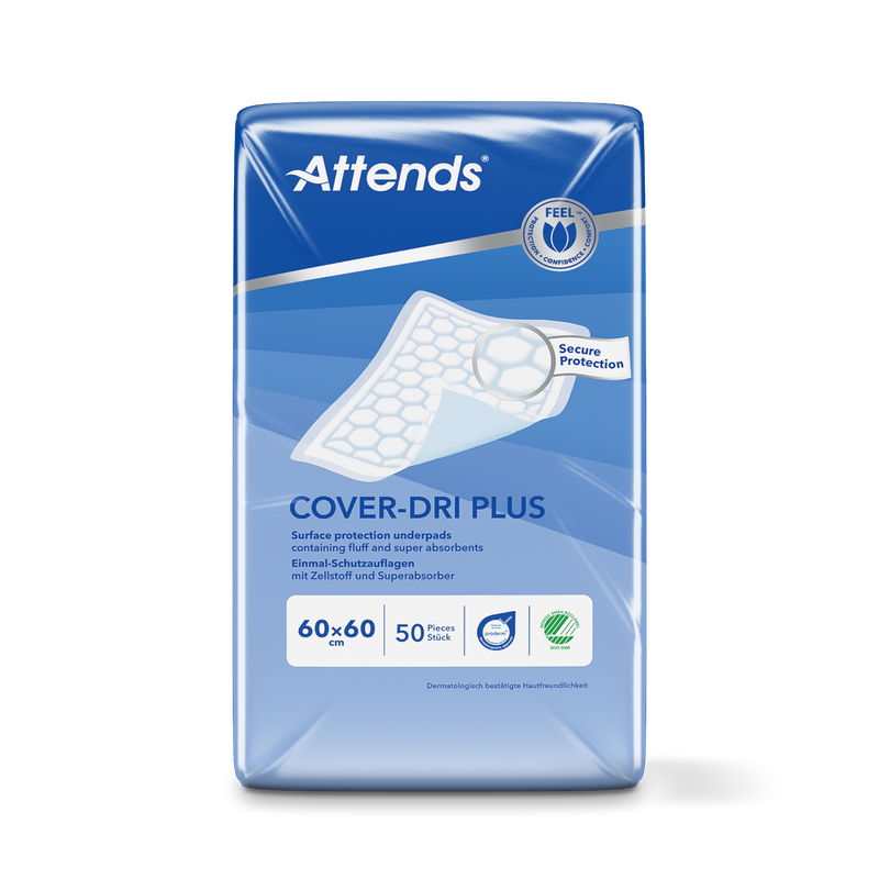 Attends Cover-Dri Plus Bed Pads (60x60cm)