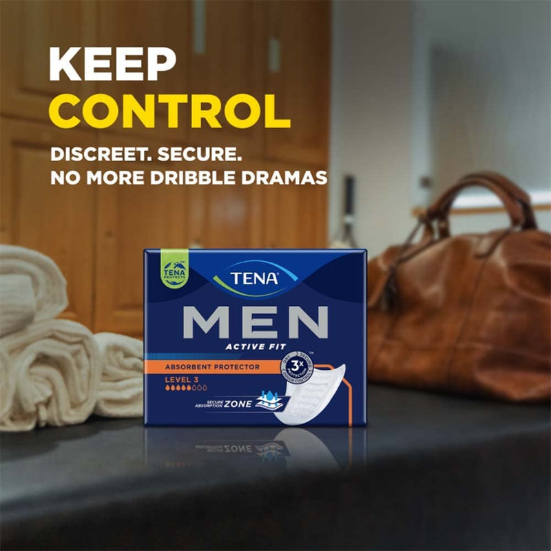 TENA Men Level 3 Super Incontinence Pads - Pack of 16