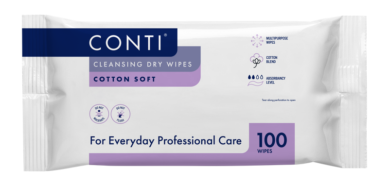 Conti So Soft Large Patient Cleansing Dry Wipes