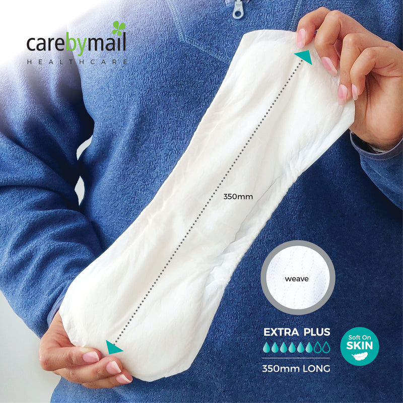 CarebyMail Lady Discreet Extra Plus Incontinence Pads for Women