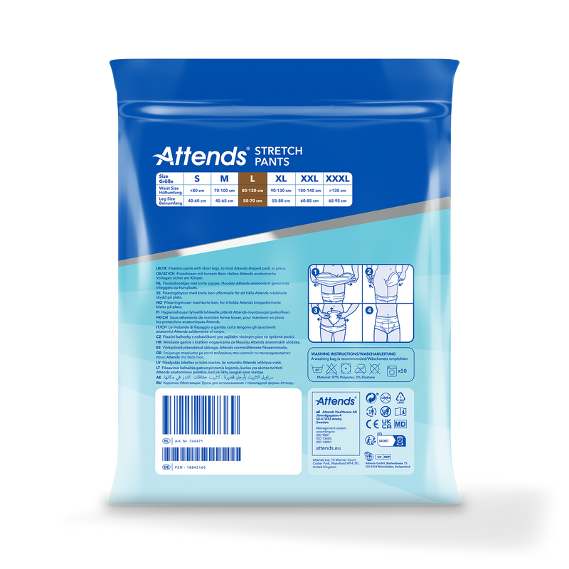 Attends Stretch Pants Large | Pack of 15