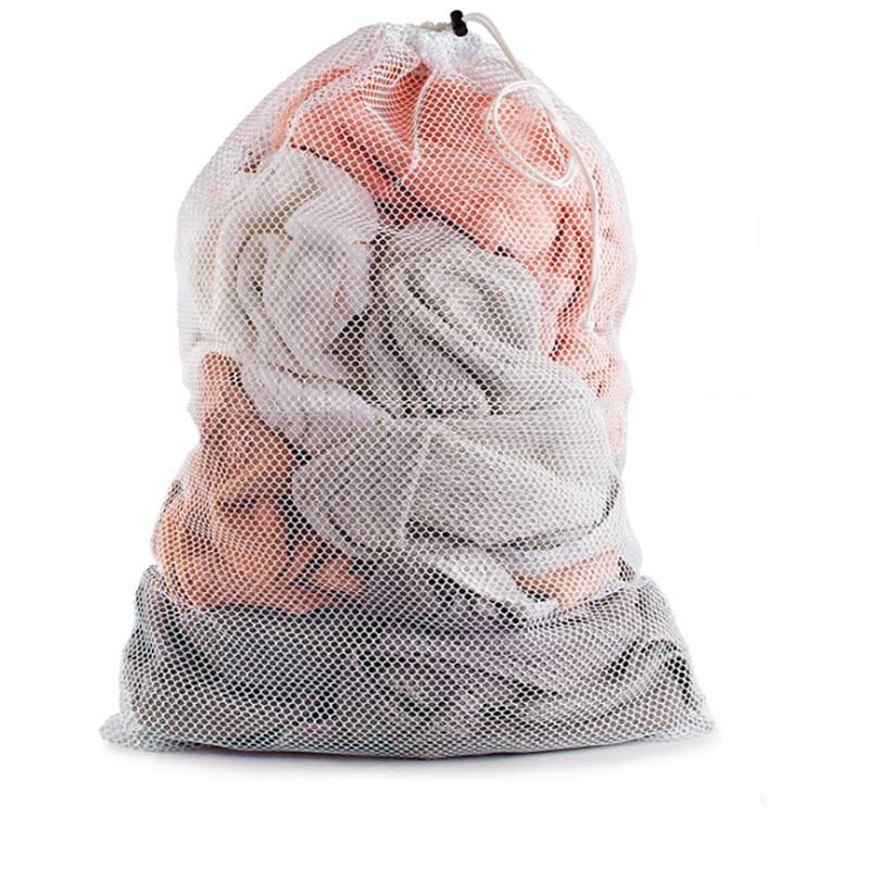 Heavy Duty Commercial Style Mesh Bag with Drawstring