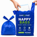 Extra Large Adult Incontinence Nappy Disposal Bags (100 Pack)