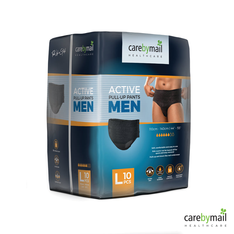 CarebyMail Men Active Fit Large Incontinence Pants