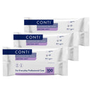 Conti Cotton Soft Cleansing Dry Wipes (3 Packs of 100)