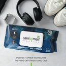 CarebyMail Wet Wipes for Adults - Large Cleansing Wet Wipes