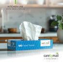 Soft Facial Tissues White - 2-Ply - Box Bulk - 100 per pack - Case of 36 (3600 Facial Tissues)