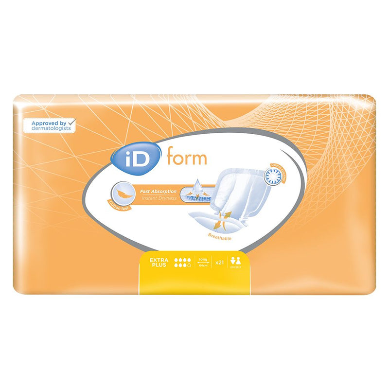 iD Form Extra Plus Size 2 Long Incontinence Pads