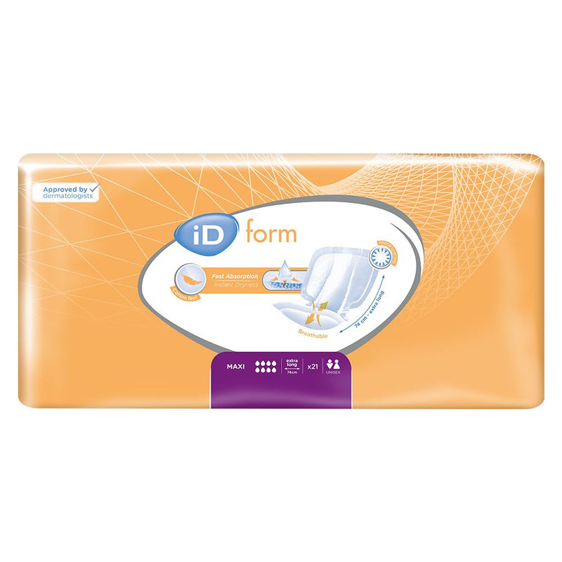 iD Form Maxi Size 3 Extra Long Incontinence Pads