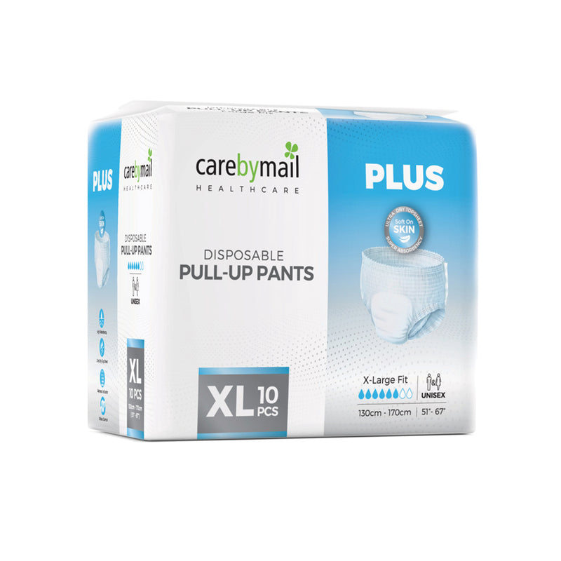CarebyMail PLUS X-Large Incontinence Pull Up Pants