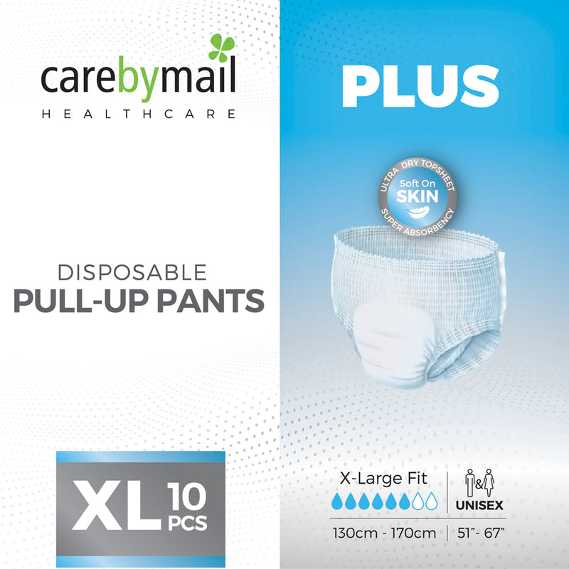 CarebyMail PLUS X-Large Incontinence Pull Up Pants
