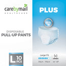 CarebyMail PLUS Large Incontinence Pull Up Pants