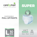 CarebyMail SUPER Large Incontinence Pull Up Pants