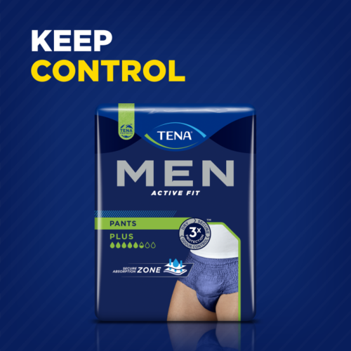 TENA Men Active Fit Pants - Plus- Small / Medium