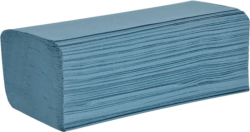 C-Fold Paper Hand Towels | 1-Ply Blue