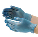 Blue Vinyl Gloves Powder Free
