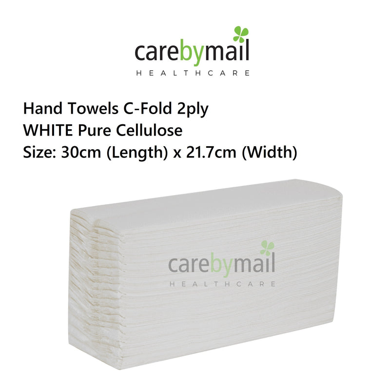 C-Fold Paper Hand Towels | 2-Ply White