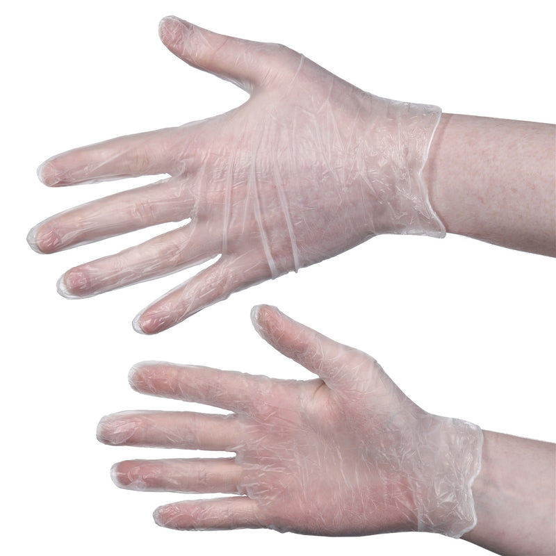 Clear Vinyl Gloves Powder Free (ALL SIZES)