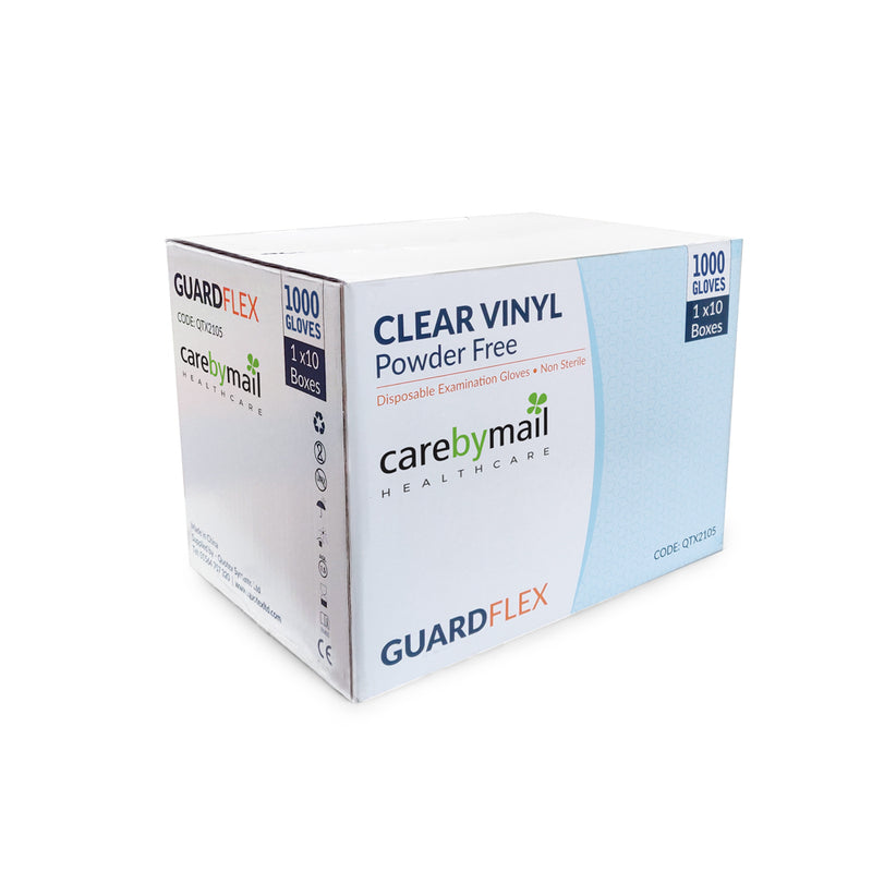 Clear Vinyl Gloves Powder Free CASE