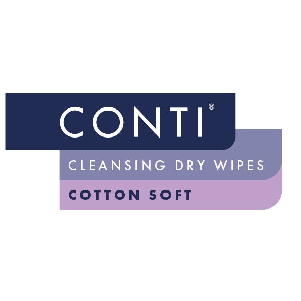 Conti Cotton Soft Cleansing Dry Wipes (3 Packs of 100)