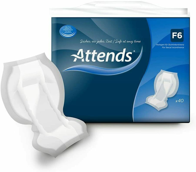 Attends Faecal Pads F6 (Pack of 40)