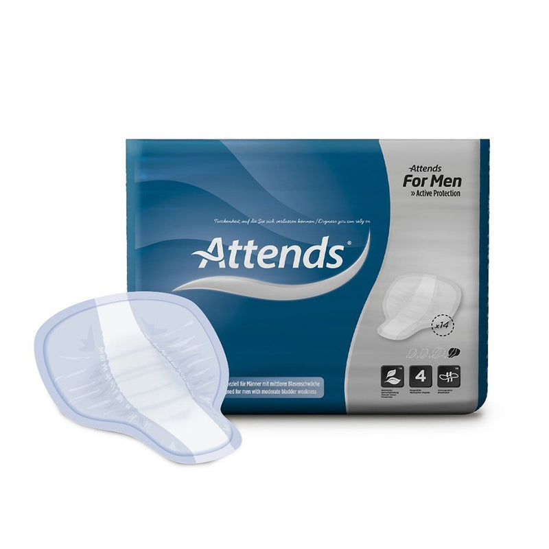 Attends For Men Level 4 Incontinence Pads