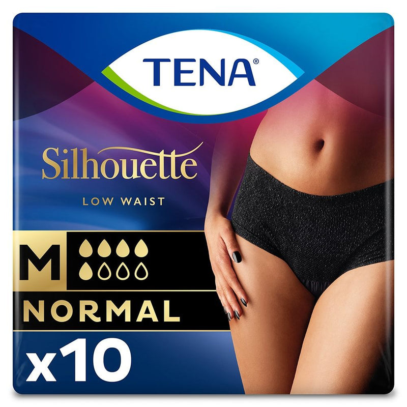 TENA Silhouette Pants - Normal - Low Waist - Noir - MEDIUM