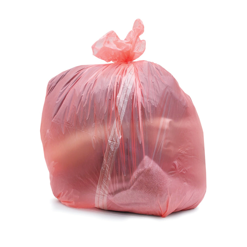 Red Laundry Bags with Soluble Dissolving Strip