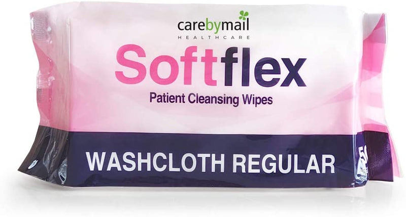 Softflex Washcloth REGULAR Patient Cleansing Dry Wipes