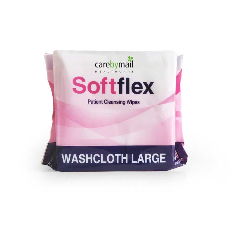 Softflex Washcloth Large Patient Cleansing Dry Wipes